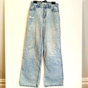 Abercrombie Kids High Rise Ultra Wide Leg Jeans 13/14 long
